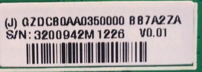 MAIN PARA MONITOR AOC / NUMERO DE PARTE GZDCB0AA035 / 715G527C-M01-000-004L / MODELO 236LM00020 - Imagen 3